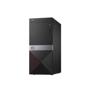 Настолен компютър Dell Vostro 3670 (N116VD3670BTPEDB01_1901_WIN-14), шестядрен Coffee Lake Intel Core i7-8700 3.2/4.6 GHz, 8GB DDR4, 1TB HDD, 2x USB 3.1, клавиатура и мишка, Windows 10 | JAR Computers Dell Vostro 3670