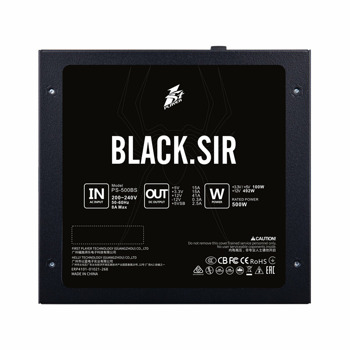 Захранване 1stPlayer PS-500BS, 500W, Active PFC, 80+, 120mm вентилатор | JAR Computers 1stPlayer PSU 500W APFC - PS-500BS