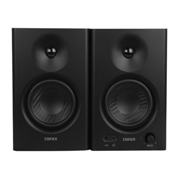 Тонколони Edifier MR4, 2.0, 42W RMS (21W + 21W), RCA, Jack 6.3mm, черни | JAR Computers Тонколони Edifier MR4 Black