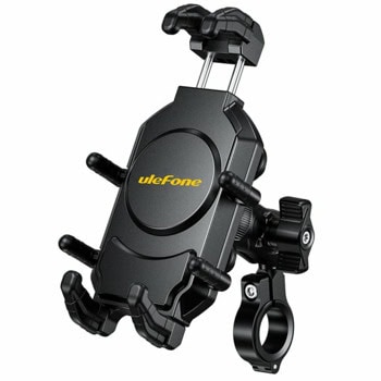 Стойка за телефон Ulefone Armor Mount Pro, универсална, за колело, за телефони с ширина от 5.4" до 7.2", черна | JAR Computers Ulefone Armor Mount Pro 6937748735465