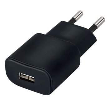 Зарядно устройство Forever 5153, от контакт към USB Type-A(ж), 5V/1A, черно | JAR Computers Универсално зарядно Forever IT5153 220V 1А USB