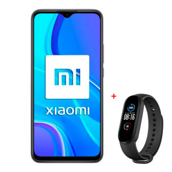 Xiaomi Redmi 9 4 64 Carbon Grey with Mi Band 5