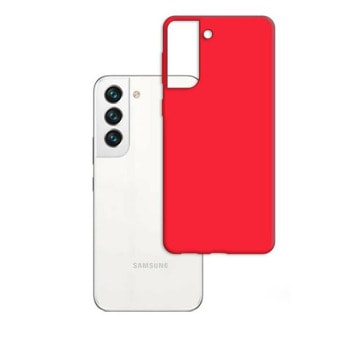 Калъф за Samsung Galaxy S23, термополиуретанов, 3MK Matt Case, удароустойчив, червен | JAR Computers 3MK Matt Case for Galaxy S23 Strawberry