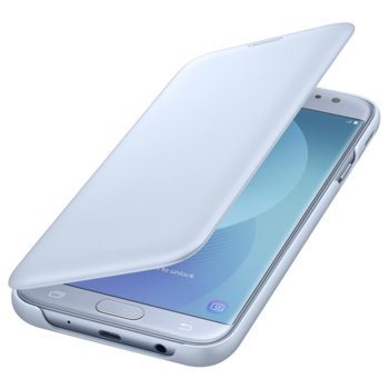 Samsung J730 Wallet Cover Blue