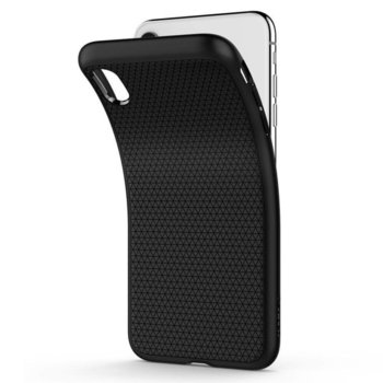 Spigen Liquid Air Case за iPhone XR (черен)