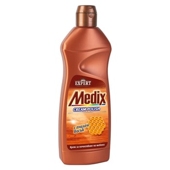 Препарат Medix Expert Cream Polish, за почистване на мебели и дърво, крем, с пчелен восък, 500 ml | JAR Computers Medix Expert Cream Polish 500 ml