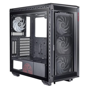 Кутия A-Data XPG BATTLECRUISER, E-ATX/ATX/microATX/Mini-ITX, 2x USB 3.0, 4x 120mm ARGB вентилатора, с прозорец, черна, без захранване | JAR Computers A-Data BATTLECRUISER Black BATTLECRUISER-BKCWW