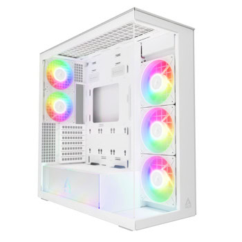 Кутия Arctic Xtender - White Mid-Tower, E-ATX/ATX/mATX/Mini-ITX, 2x USB 3.2 Gen 1, с прозорец, бяла, без захранване | JAR Computers Arctic Xtender - White Mid-Tower ACPCC00014A