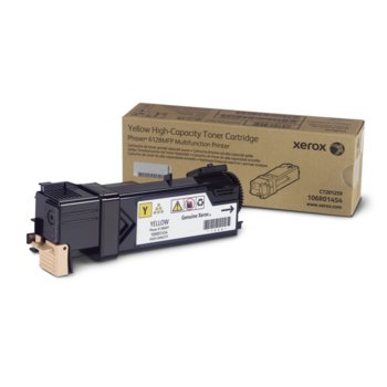 КАСЕТА ЗА XEROX Phaser 6128 - Yellow - P№ 106R01458 - заб.: 2500k | JAR Computers КАСЕТА ЗА XEROX Phaser 6128 - Yellow