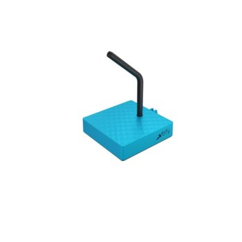 Стойка за кабел на мишка Xtrfy B4, съвместимо със всички видове мишки, синя/черна | JAR Computers Xtrfy B4, за кабела на мишката, Miami Blue