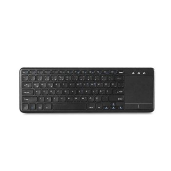 Клавиатура Everest EKW-155 Q, вграден тъчпад, безжична, USB, черна image