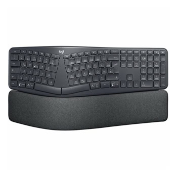 Клавиатура Logitech ERGO K860 Split, безжична, черна, USB, Bluetooth | JAR Computers Logitech ERGO K860 Split 920-010352