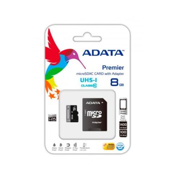 Adata SDHC UHS-I 8GB Class 10