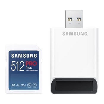 Samsung 512GB SD PRO Plus + Reader