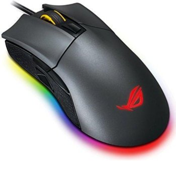 Мишка Asus ROG Gladius II, оптична (12000dpi), геймърска, USB, черна | JAR Computers Геймърска мишка ASUS ROG Gladius II RGB, FPS