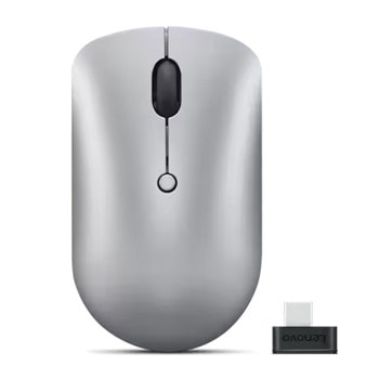 Мишка Lenovo 540 Wireless Compact Cloud Grey (GY51D20869), оптична (2400dpi), безжична, USB-C, сива | JAR Computers Lenovo 540 Wireless Compact Cloud Grey GY51D20869
