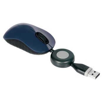 Targus Compact BTrace Rtrctable Mouse Blue