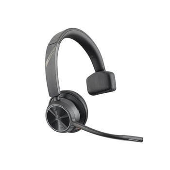 Слушалки Plantronics Voyager 4310 UC(218473-02), безжични, Bluetooth, микрофон, до 50 метра, Wireless, USB-C, черни | JAR Computers POLY VOYAGER 4310 UC V4310-M Headset C USB-C WW