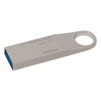 Памет 128GB USB Flash Drive, Kingston DataTraveler SE9 G2, USB 3.0, сребриста | JAR Computers Kingston DTSE9G2/128GB