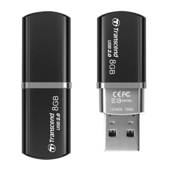 Памет 8GB USB Flash Drive, Transcend JetFlash 320, USB 2.0, черна | JAR Computers Transcend 8GB JetFlash 320