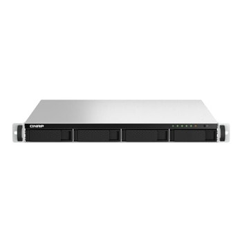 Мрежови диск (NAS) QNAP TS-464U-RP-4G, четириядрен Jasper Lake Intel Celeron N5105 2.0/2.9 GHz, без твърд диск (4x SATA 6Gb/s), 4GB DDR4, 2x 2.5G/1G/100M/10M | JAR Computers QNAP TS-464U-RP-4G