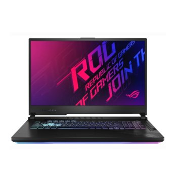 Лаптоп Asus ROG STRIX G17 G712LU-H7021 (90NR03B1-M01110), шестядрен Comet Lake Intel Core i7-10750H 2.6/5.0 GHz, 17.3" (43.94 cm) Full HD IPS 120Hz Anti-Glare Display & GTX 1660Ti 6GB, (HDMI), 8GB DDR4, 512GB SSD, 1x USB 3.2 Type C, No OS | JAR Computers Asus ROG STRIX G17 G712LU-H7021