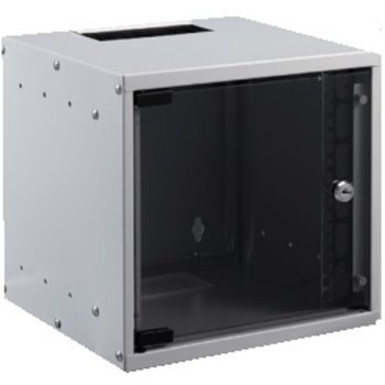 Комуникационен шкаф SOHO MR.SOH06U30MN.025, 10", 6U, 306 x 300 x 305, свободностоящ, товароносимост 80кг, сив | JAR Computers SOHO MR.SOH06U30MN.02