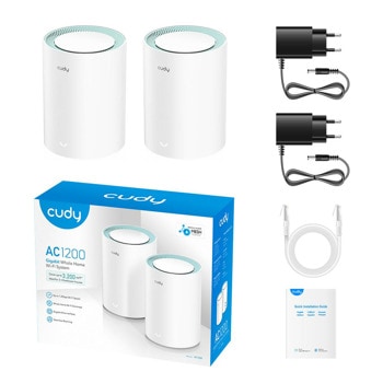 Безжична Wi-Fi система Cudy M1300 (1-pack) | JAR Computers Безжична Wi-Fi система Cudy M1300 (1-pack)