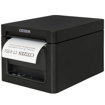 POS принтер Citizen CT-E351, 203 dpi, Ethernet, USB, 58-80 mm, черен image