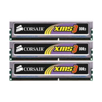 3x1GB DDR3 1600MHz Corsair TR3X3G1600C9