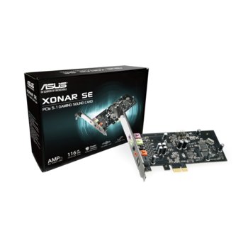 Звукова карта Asus Xonar SE 5.1 Gaming, PCI-E, 4x 3.5mm жак image