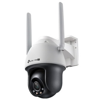 IP камера TP-Link VIGI C540-4G, куполна камера, 4Mpix(2560x1440@30fps), 4mm обектив, H.265+/H.265/H.264+//H.264, IR осветеност (до 30 метра), за външен монтаж, IP66 защита, PoE, 4G, RJ-45, микрофон, високоговорител, MicroSD слот до 512GB | JAR Computers TP-Link VIGI C540-4G(4mm)