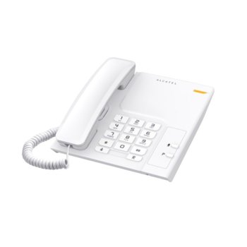 Стационарен телефон Alcatel Temporis 26, монтаж на стена, бутон "mute", бял | JAR Computers Alcatel Temporis 26 White