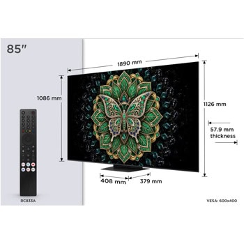 Телевизор TCL 85C6K Pro | JAR Computers Телевизор TCL 85C6K Pro