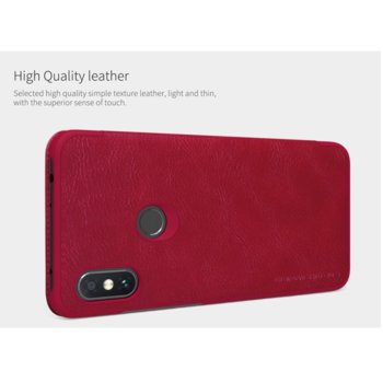 Калъф за Xiaomi Redmi Note 6 Pro Nillkin Qin Red