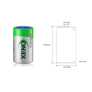 Литиево тионил хлоридна батерия Xeno, XL205, 3.6V, 19Ah, 1 брой image