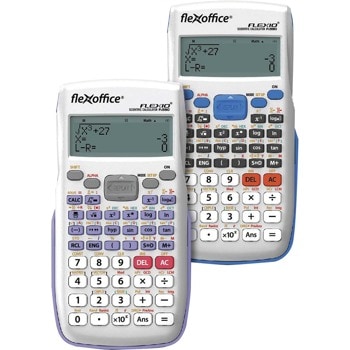 Калкулатор Flex Office Fo Flexio FX590, научен, 453+2 функции, матрични изчисления, статистическо изчисление, интеграционни изчисления и диференциални изчисления, сив image