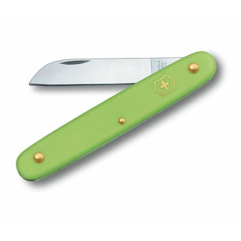 Нож за присаждане и подрязване Victorinox Floral Knife Green, 95 мм | JAR Computers VICTORINOX Floral Knife Green 3.9050.47B1