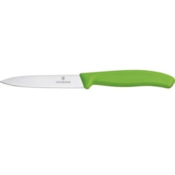 Нож за белене Victorinox Swiss Classic, 10 см, гладко острие, зелен | JAR Computers Victorinox Swiss Classic 6.7706.L114