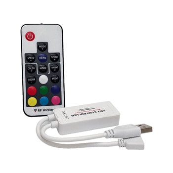 LED RGB контролер Elmark 99LEDDIMMER5V2, до 15 метра обхват, 5V, IP20 | JAR Computers Elmark 99LEDDIMMER5V2