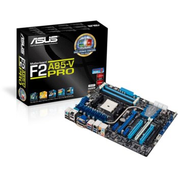 Дънна платка Asus F2A85-V PRO, AMD A85X, FM2, DDR3, 3xPCI-E (CF)(HDMI, DVI & DisplayPort), SB7.1, Lan1000, 7xSATA RAID 6Gb/s 0,1,5, 10, 4xUSB3.0, ATX | JAR Computers Asus F2A85-V PRO