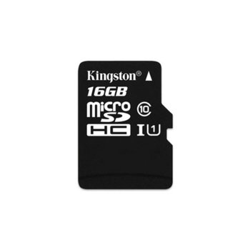 Kingston microSDHC 16GB, Class 10