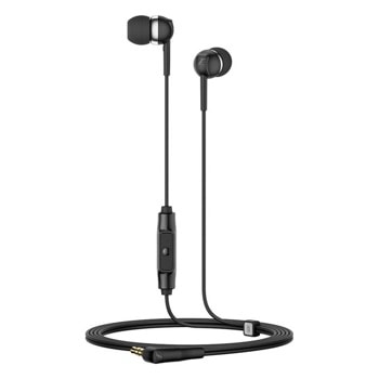 Слушалки Sennheiser CX 80S, тип "тапи", микрофон, AUX, черни | JAR Computers Sennheiser CX 80S