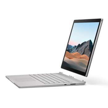 Хибриден лаптоп Microsoft Surface Book 3 (SLZ-00009)(сребрист), четириядрен Ice Lake Intel Core i7-1065G7 1.3/3.9 GHz, 15.0" (38.10 cm) PixelSense Touchscreen Display, (USB-C), 16GB, 256GB SSD, Windows 10 Home | JAR Computers Microsoft Surface Book 3