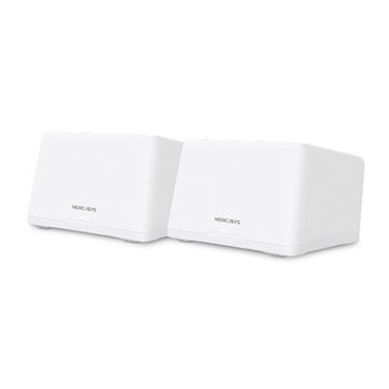 Мрежеста система Mercusys Halo H47BE(2-pack), 9300Mbps, 2.4GHz (574Mbps)/ 5GHz (2880bps)/ 6GHz (5760Mbps), Wireless BE, 3x LAN/WAN 100/1000/2500Mbps | JAR Computers Mercusys Halo H47BE(2-pack)