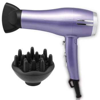 Сешоар Sapir SP 1100 CL, 2300W, защита против прегряване, дифузер, концентратор, лилав | JAR Computers Сешоар с дифузер SAPIR SP 1100 CWD 2300W