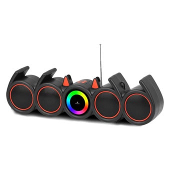 тонколона kisonli led-918 sd rgb aux черен 22317