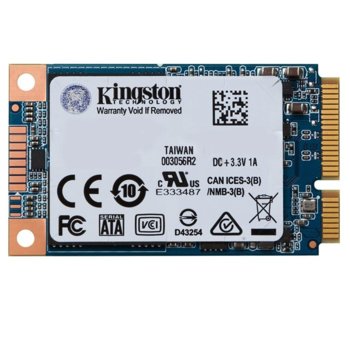 Памет SSD 480GB Kingston UV500, mSATA, скорост на четене 520MB/s, скорост на запис 500MB/s | JAR Computers Kingston UV500 480GB (SUV500MS/480G)
