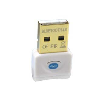 Адаптер, Bluetooth 4.0, до 3Mbps, обхват до 20м, бял | JAR Computers Bluetooth USB 10006