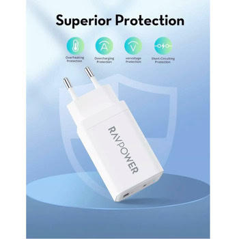 ravpower rp-pc171 gan fast 45w бял